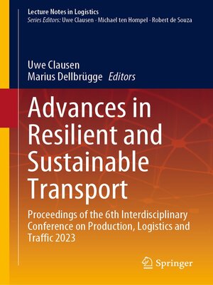 cover image of Advances in Resilient and Sustainable Transport